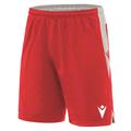 Tempel Match Day Short RED/WHT XXS Teknisk kampshorts - Unisex