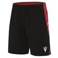 Tempel Match Day Short BLK/RED XL Teknisk kampshorts - Unisex