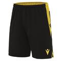 Tempel Match Day Short BLK/YEL 3XL Teknisk kampshorts - Unisex