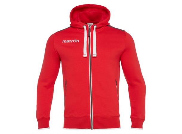 Motown Full Zip Hooded Jacket RED XXS Hettejakke i bomullsmiks 