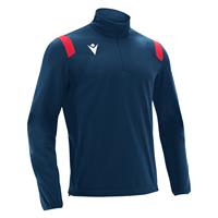 Gange 1/4 Zip Top NAV/RED XXL Teknisk treningsgenser - Unisex