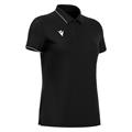 Melody polo BLK/WHT M Poloskjorte - Dame