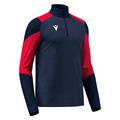 Izel Training 1/4 Zip Top NAV/RED XS Teknisk treningsgenser - Unisex