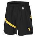 Shen Eco Match Day Shorts BLK/YEL XXS Teknisk shorts i ECO-tekstil - Unisex