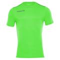 Rigel shirt shortsleeve NEON GRN M Teknisk trenings t-skjorte - Unisex