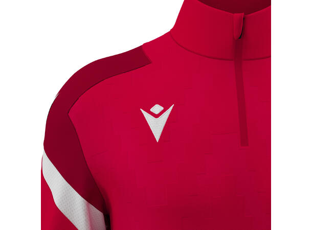 Hollow 1/4 zip RED/WHT 3XS Treningstopp - Unisex 