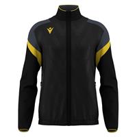 ODIN full zip top BLK/YEL 3XS Jakke med kontrastdetaljer