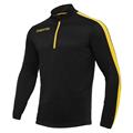 Talent Training 1/4 Zip Top BLK/YEL 3XS Teknisk treningsgenser  - Unisex