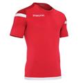 Titan Shirt Shortsleeve RED/WHT 3XS Teknisk t-skjorte til trening - Unisex